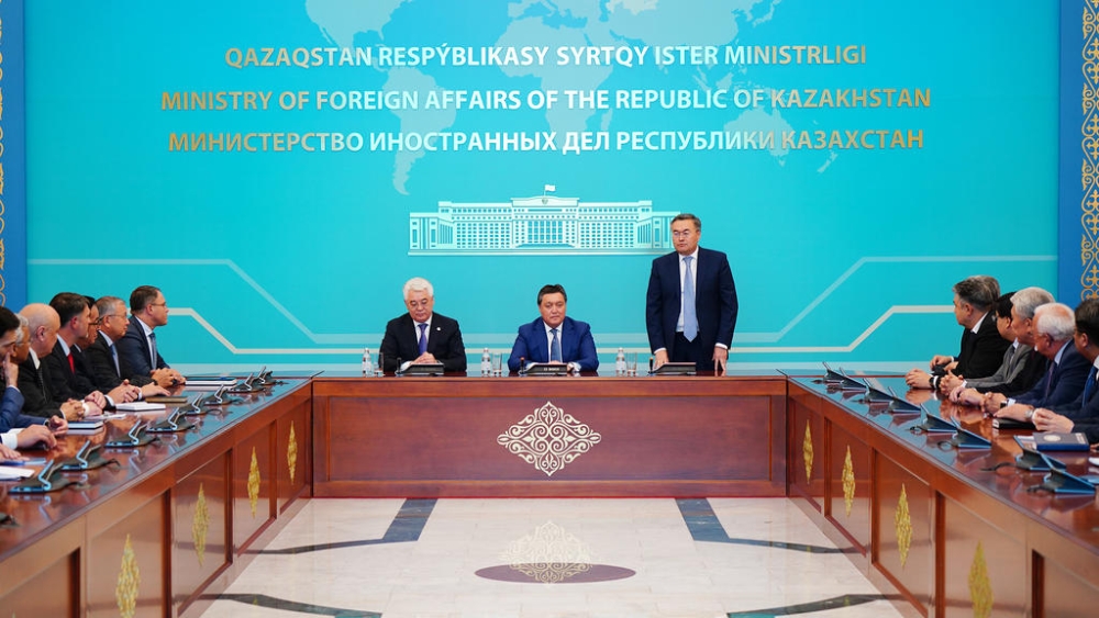 Askar Mamin introduces new ministers of foreign affairs, industry and infrastructure development