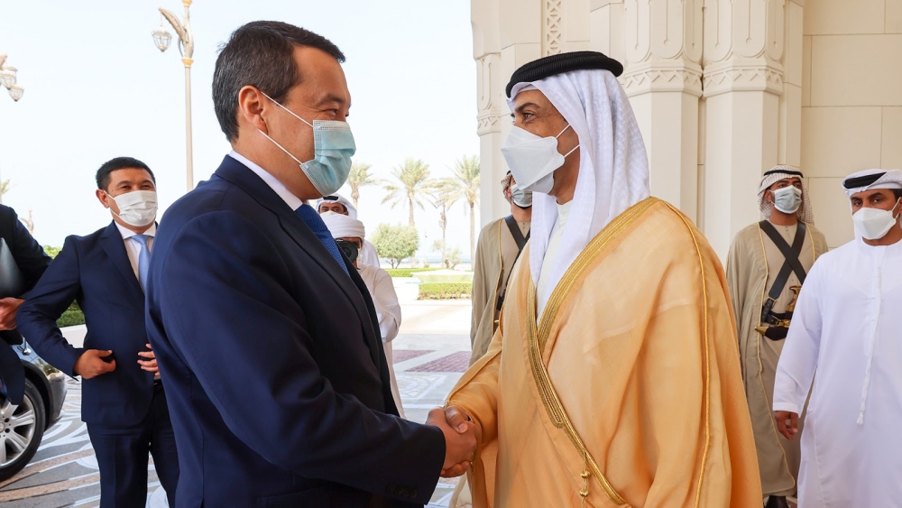 Several Agreements Signed Between Kazakhstan and UAE During Alikhan Smailov's Official Visit