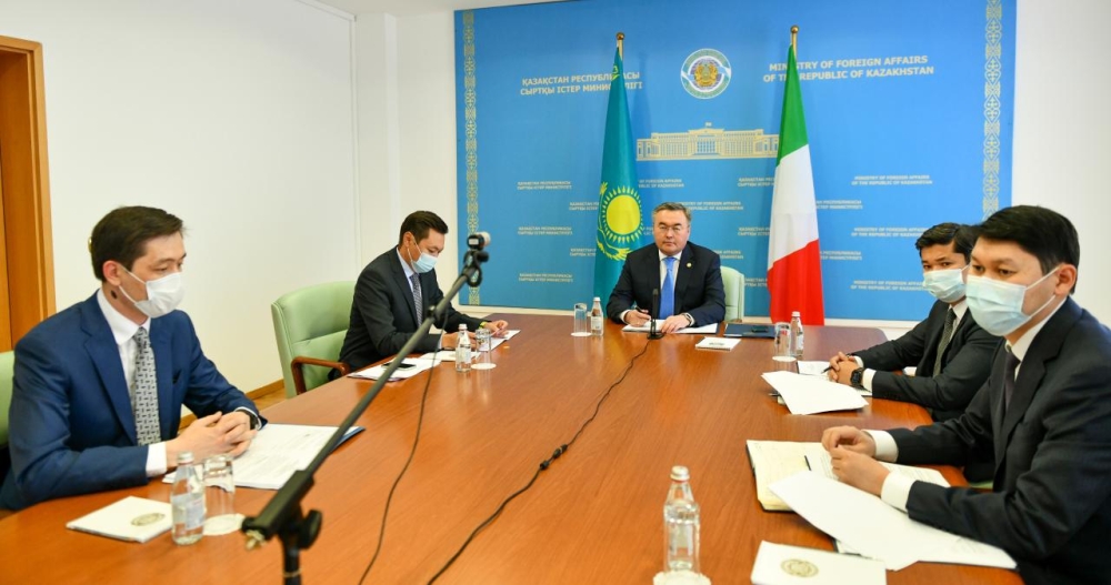 Казахстанско-итальянский бизнес-форум прошёл в онлайн режиме