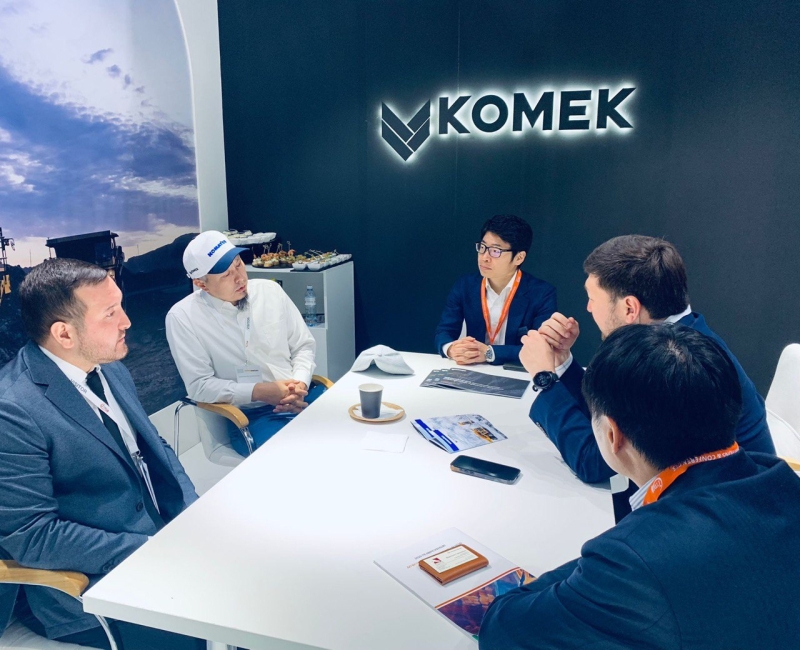 Representatives of KAZAKH INVEST at the Central Asia Mining&Metals International Exhibition