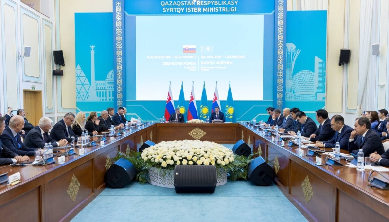 Kazakhstan–Slovakia Business Forum Held in Astana with Participation of Heads of Government