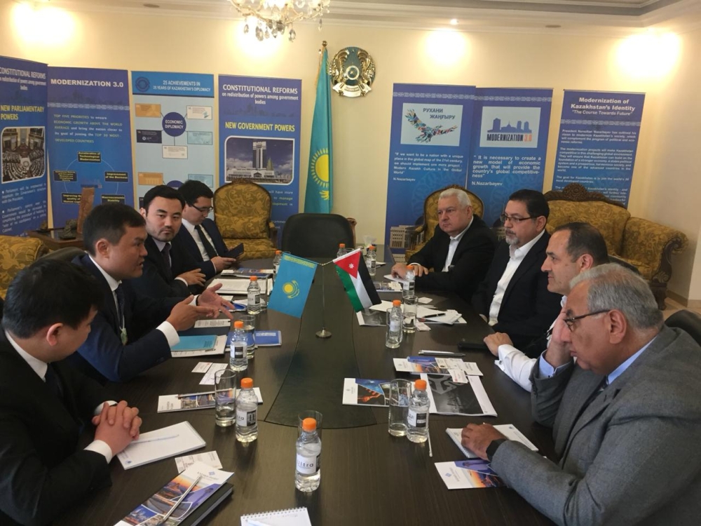 Иорданские бизнесмены могут вложится в Казахстан