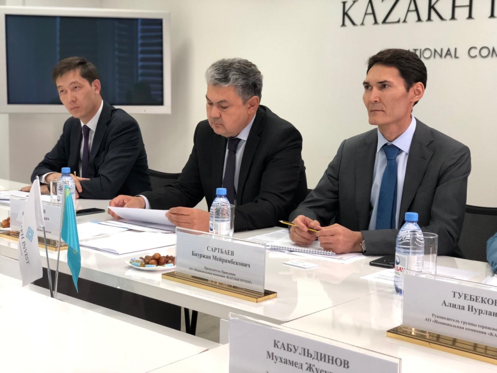 The Ministry of Foreign Affairs, the Akimat of Nur-Sultan and KAZAKH INVEST discussed promising investment projects 
