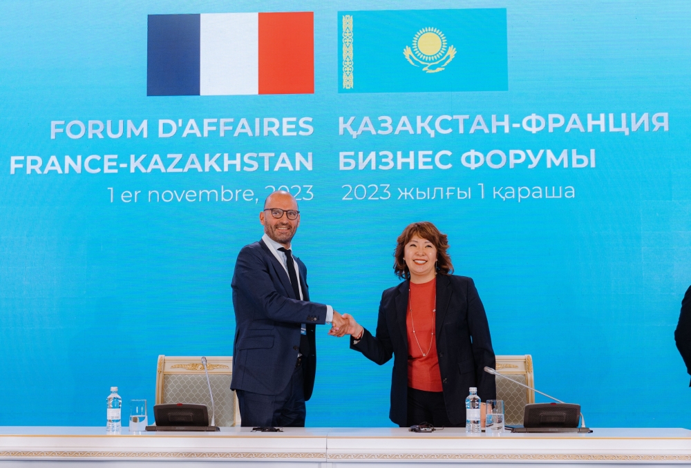 Энергетика, сельское хозяйство и машиностроение: Казахстан и Франция подписали документы на $1,4 млрд