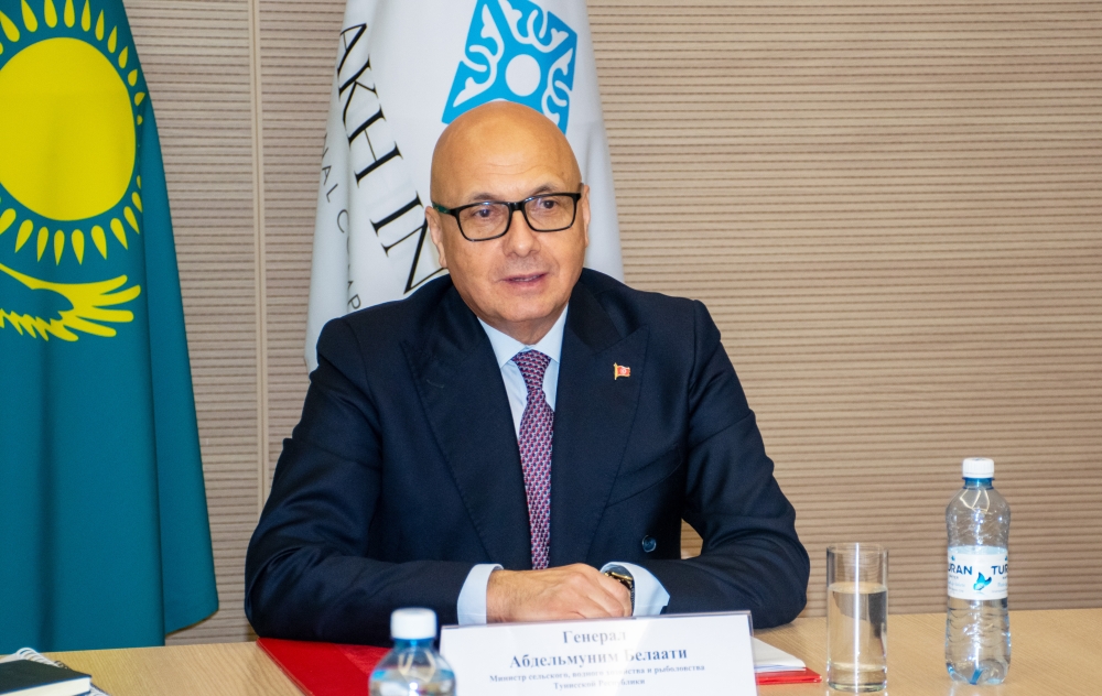 Тунис заинтересован в расширении инвестиционных отношений с Казахстаном в агросекторе