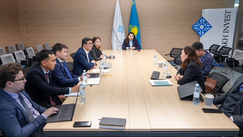 Meeting between KAZAKH INVEST and the Ministry of Industry and Construction of Kazakhstan Held in Astana