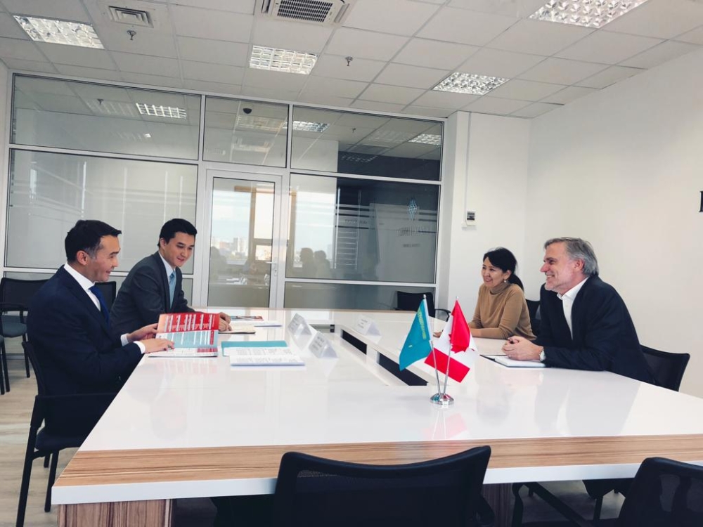 В офисе «Kazakh Invest» состоялась встреча с руководством Канадской Деловой Ассоциации CERBA