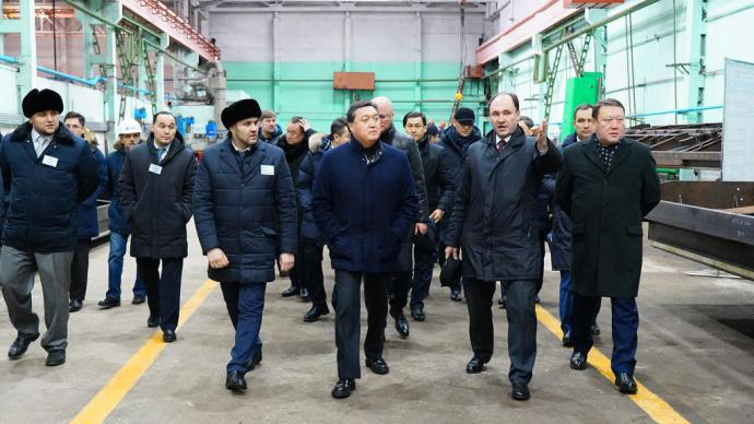 Capsule of 550-bed Multidisciplinary Hospital laid in the North-Kazakhstan region