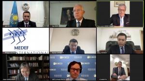 Французским инвесторам презентовали инвествозможности Казахстана