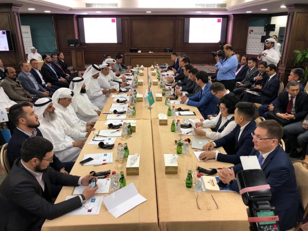 Казахстанская делегация во главе с Председателем Правления АО «НК «KAZAKH INVEST» Сапарбеком Туякбаевым посетила Катар 4-5 ноября 2018 года