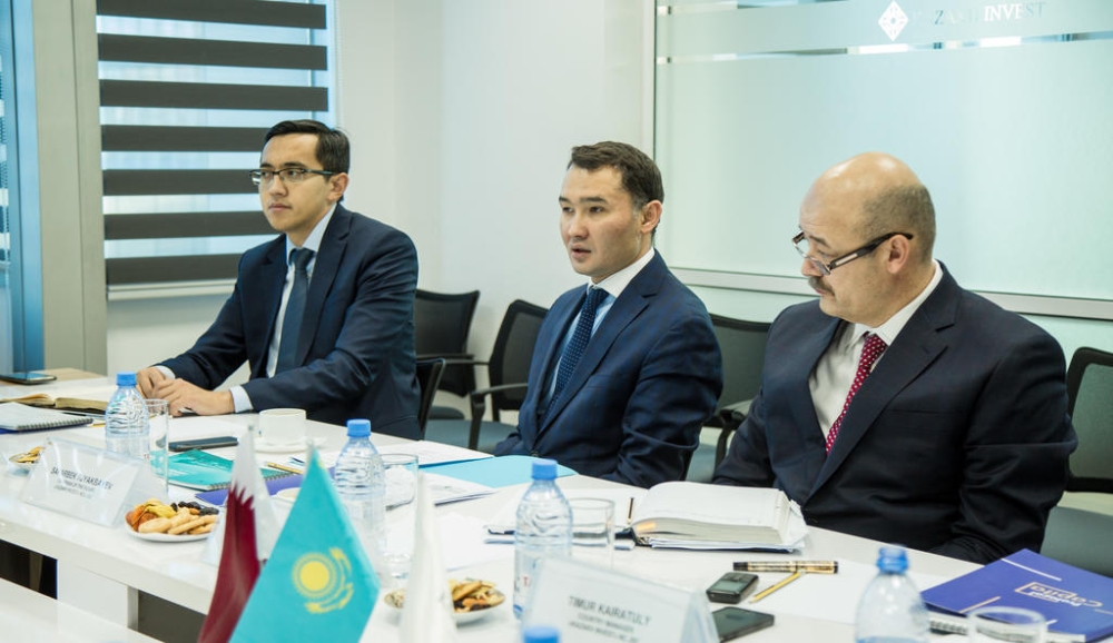 The Head of the National Company Kazakh Invest met with the Board Chairman of  Qatar’s largest private holding.