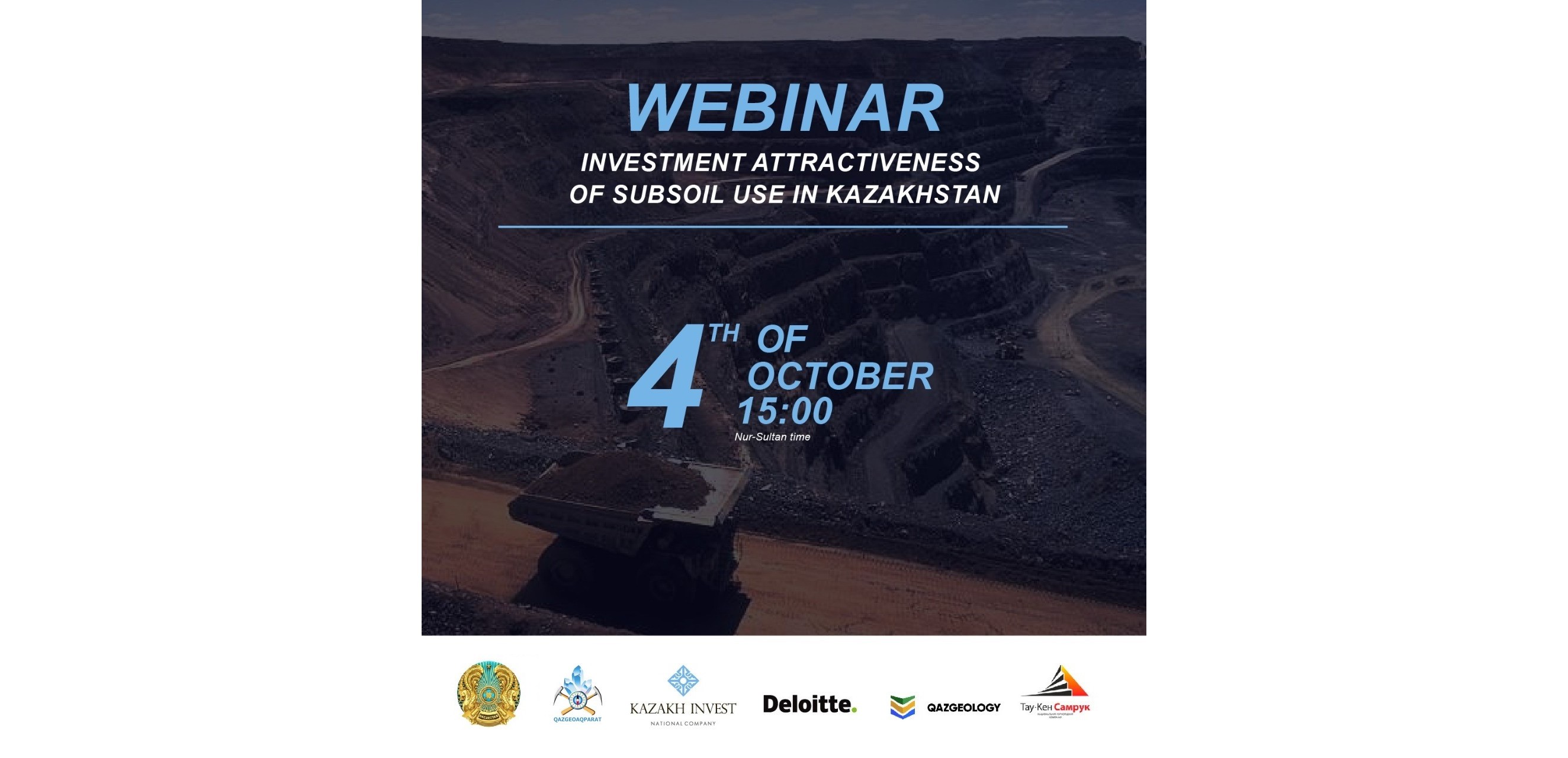 Webinar: Investment Attractiveness of Subsoil Use in Kazakhstan