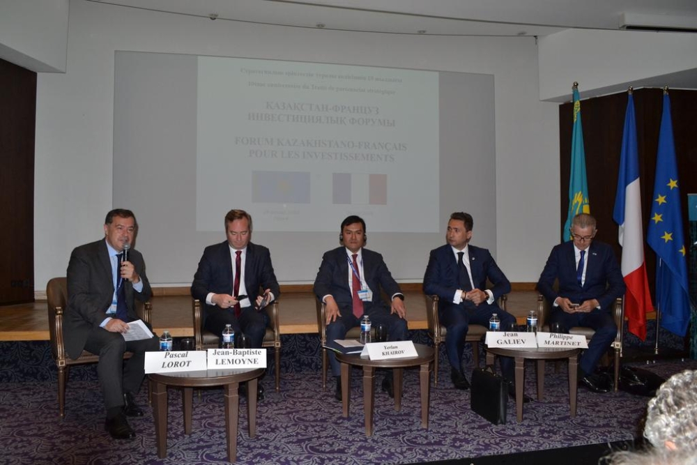 1st Kazakh-French Investment Forum held in Paris