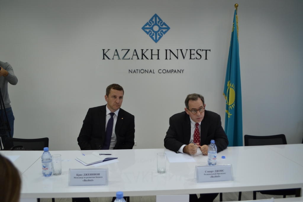 Kazakh Invest and Bechtel Corporation met in Astana